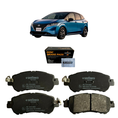 Pastillas de Freno Delanteras Nissan Note 1.2 2020-2023 Senfineco (ITAL 1407)
