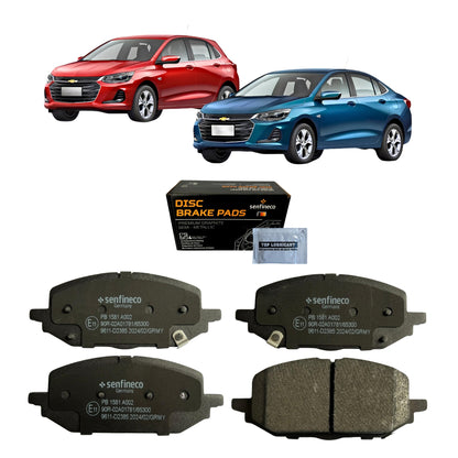 Pastillas de Freno Delanteras Chevrolet Onix 1.0/1.2 2020-2025 Senfineco (ITAL 1535)