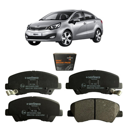 Pastillas de Freno Delanteras Kia Rio 4 1.4 2012-2018 Senfineco (ITAL 1158)