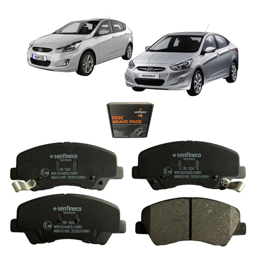 Pastillas de Freno Delanteras Hyundai Accent Rb 1.6 2010-2017 Senfineco (ITAL 1158)