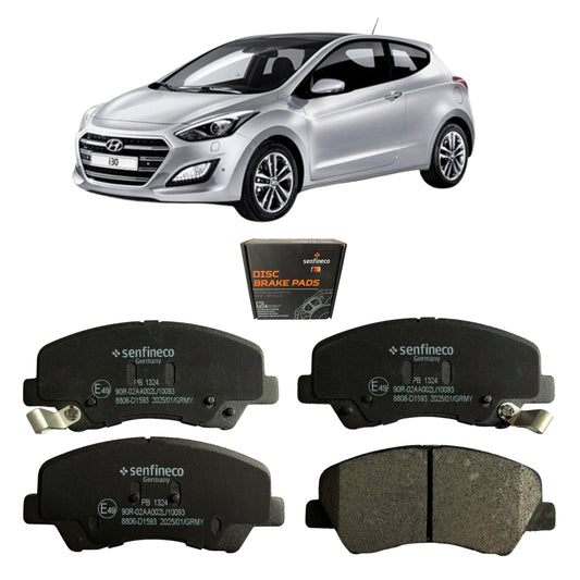 Pastillas de Freno Delanteras Hyundai i30 1.6 2012-2017 Senfineco (ITAL 1158)