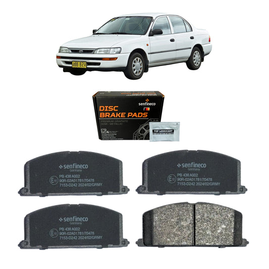 Pastillas de Freno Delanteras Toyota Corolla 1991-1999 Senfineco (ITAL 357)
