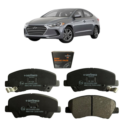 Pastillas de Freno Delanteras Hyundai Elantra 1.6/1.8 2011-2020 Senfineco (ITAL 1171)