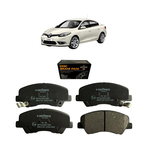 Pastillas de Freno Delanteras Renault Fluence 1.5 2010-2018 Senfineco (ITAL 1309)