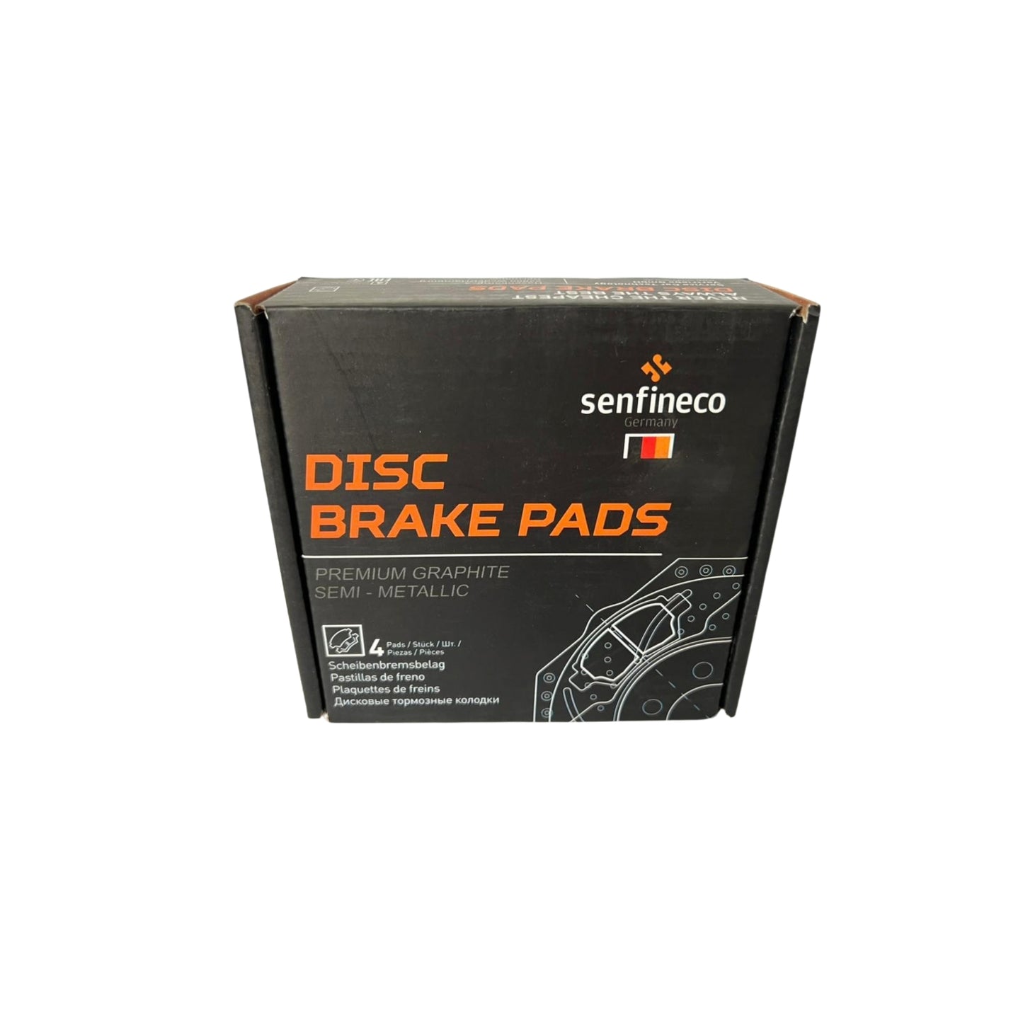 Pastillas de Freno Delanteras Hyundai Veloster 1.6 2011-2017 Senfineco (ITAL 1171)
