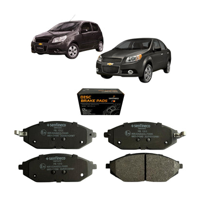 Pastillas de Freno Delanteras Chevrolet Aveo 3 1.4 2008-2017 Senfineco (ITAL 471)