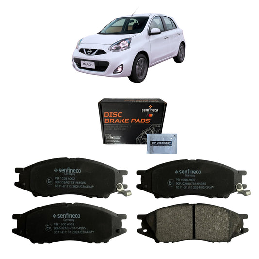 Pastillas de Freno Delanteras Nissan March 1.6 2020-2021 Senfineco (ITAL 779)