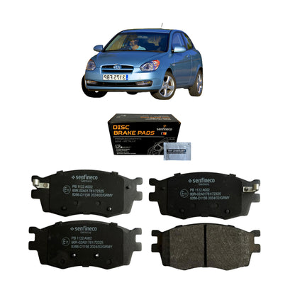 Pastillas de Freno Delanteras Hyundai Accent 1.4 2006-2011 Senfineco (ITAL 816)