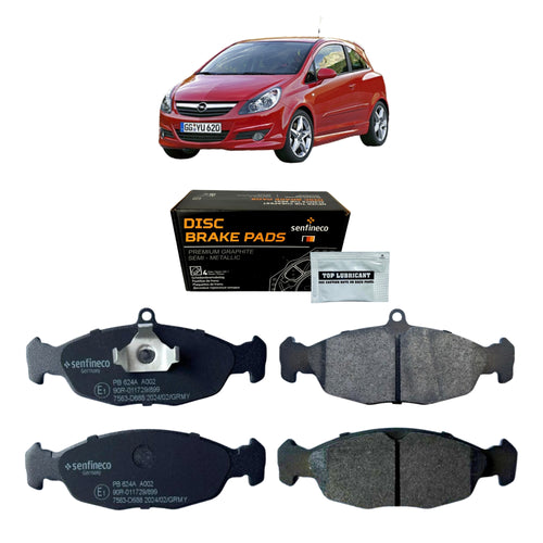 Pastillas de Freno Delanteras Chevrolet Corsa 1.4/1.6 1996-2011 Senfineco (ITAL 292)