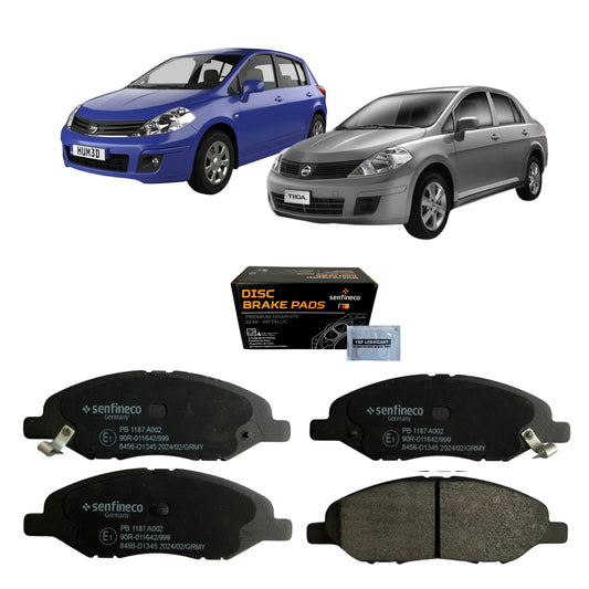 Pastillas de Freno Delanteras Nissan Tiida 1.6/1.8 2006-2017 Senfineco (ITAL 821)