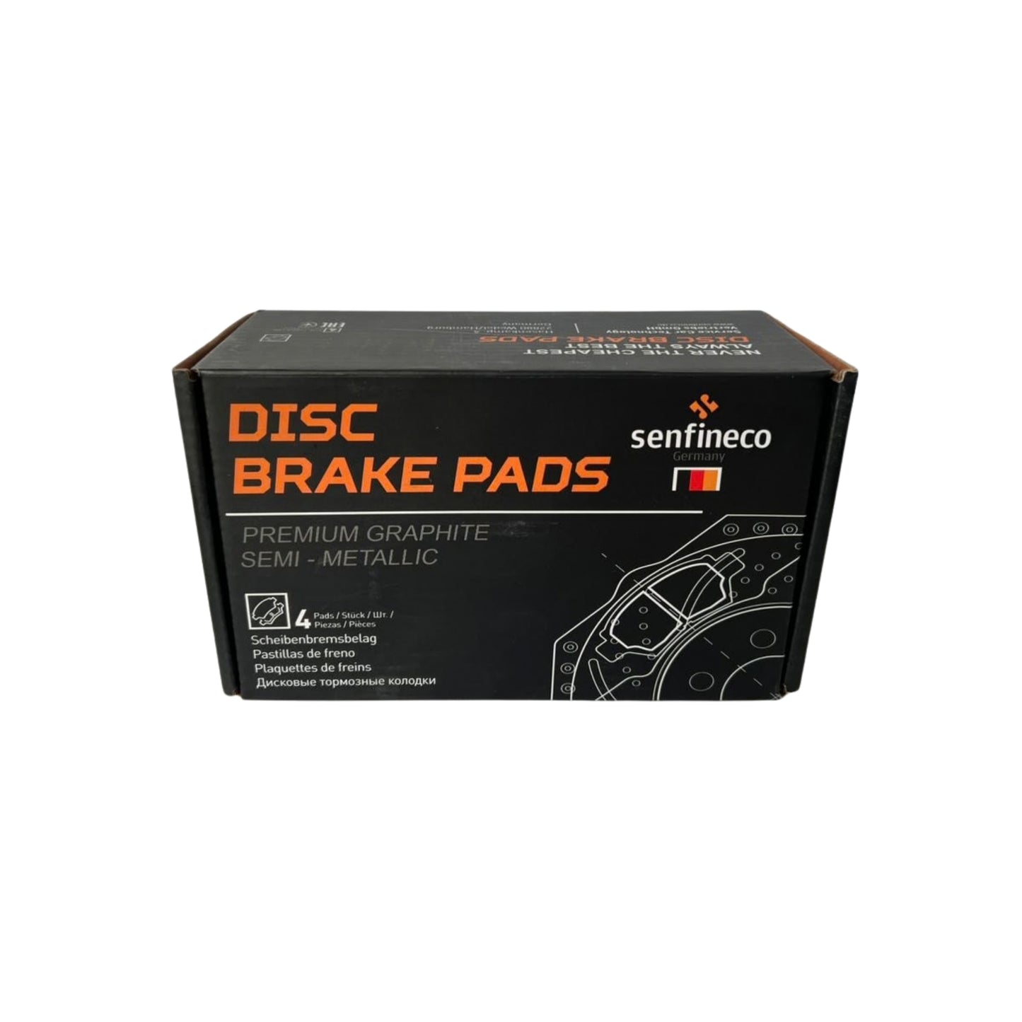 Pastillas de Freno Delanteras Kia Optima 2.0 2011-2020 Senfineco (ITAL 939)