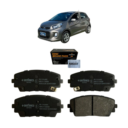 Pastillas de Freno Delanteras Kia Morning 1.0/1.2 2011-2017 Senfineco (ITAL 1162)