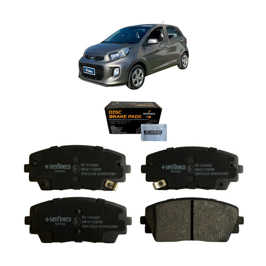 Pastillas de Freno Delanteras Kia Morning 1.0/1.2 2011-2017 Senfineco (ITAL 1162)