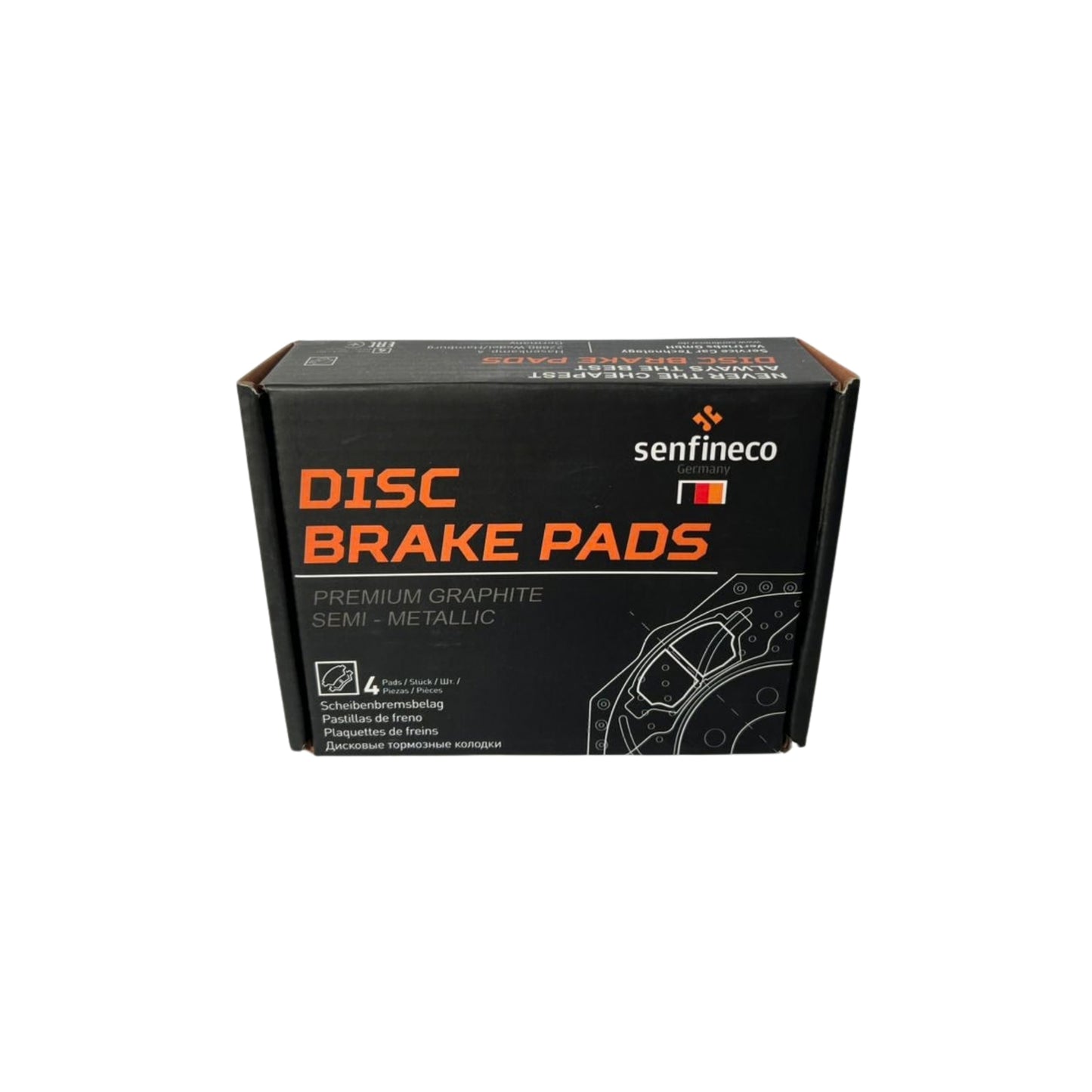 Pastillas de Freno Delanteras Kia Morning 1.0/1.2 2011-2017 Senfineco (ITAL 1162)
