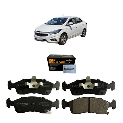 Pastillas de Freno Delanteras Chevrolet Prisma 1.4 2017-2020 Senfineco (ITAL 1333)