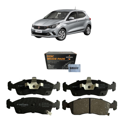 Pastillas de Freno Delanteras Fiat Argo 1.3 2017-2023 Senfineco (ITAL 1333)